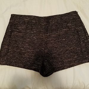 Shimmery shorts